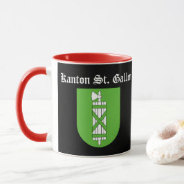 Taza Cantón St. Gallen, Suiza Mug