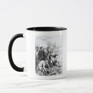 Taza Canute que reprende la adulación de sus cortesano