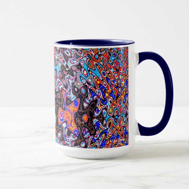 Taza Caos multicolor Abstract Mug (Derecha)