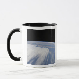 Taza Capa de nubes pesada sobre el Océano Pacífico