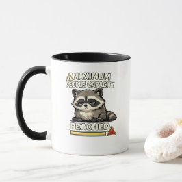 Taza Capacidad Máxima de Personas Alcanzada Mapache Div