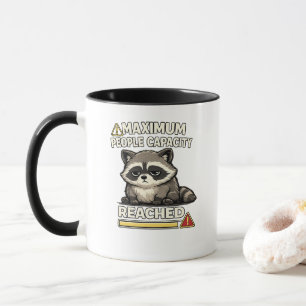 Taza Capacidad Máxima de Personas Alcanzada Mapache Div