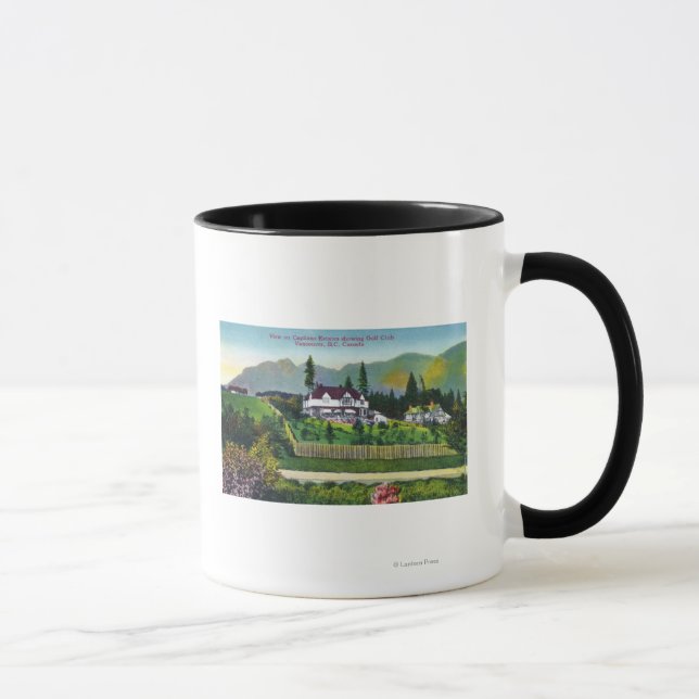 Taza Capilano Estates muestra el club de golf (Derecha)