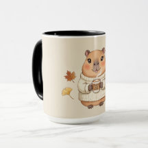 Capirote Kawaii de Otoño Agradable con Café de Esp