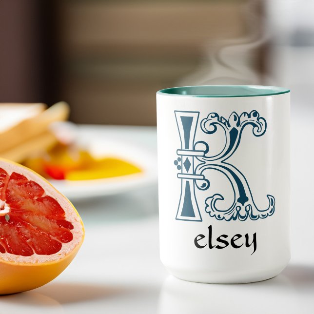 Taza Capital decorativa Botánica Medieval K (Subido por el creador)