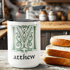 Taza Capital decorativa Botánica Medieval M