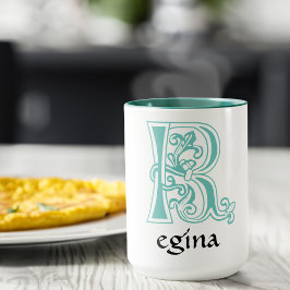 Taza Capital decorativa Botánica Medieval R