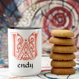 Taza Capital decorativa Botánica Medieval W