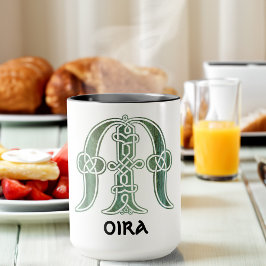 Taza Capital decorativa del nudo celta del siglo XVI M