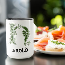 Capital decorativa H del nudo celta del siglo XVI