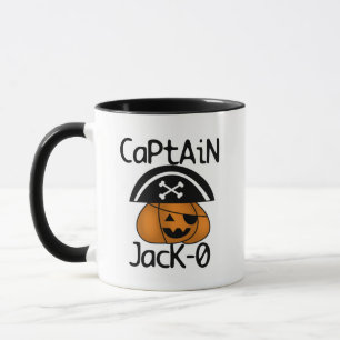 Taza Capitán camisetas y regalos Jack=O Halloween