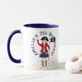 Taza Capitán de la Fiesta de Cumpleaños del Barco Pirat