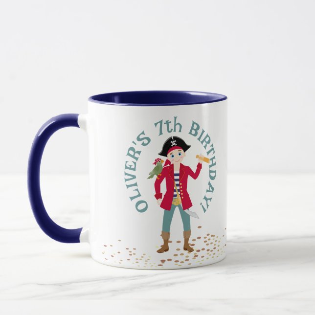 Taza Capitán de la Fiesta de Cumpleaños del Barco Pirat (Izquierda)