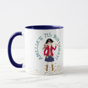 Taza Capitán de la fiesta de cumpleaños del barco pirat