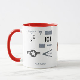 Taza Capitán del avión VFA-131 WILDCATS AK 101