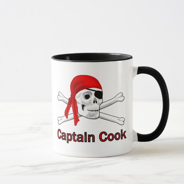 Taza Capitán pirata Cook Mugs (Derecha)