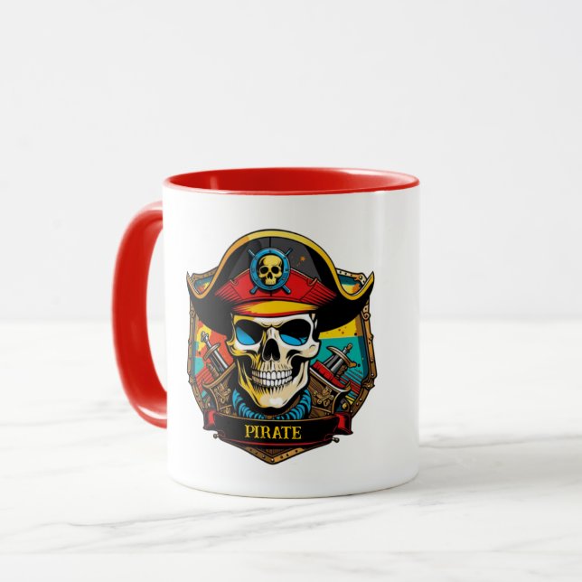 Taza Capitán pirata Mug (Anverso izquierdo)
