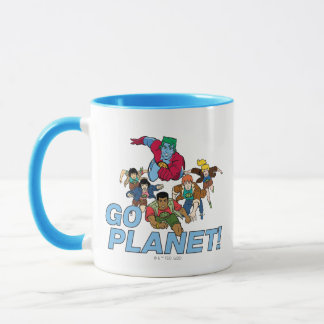 Taza Capitán Planeta y los planetarios - ¡Vamos Planeta