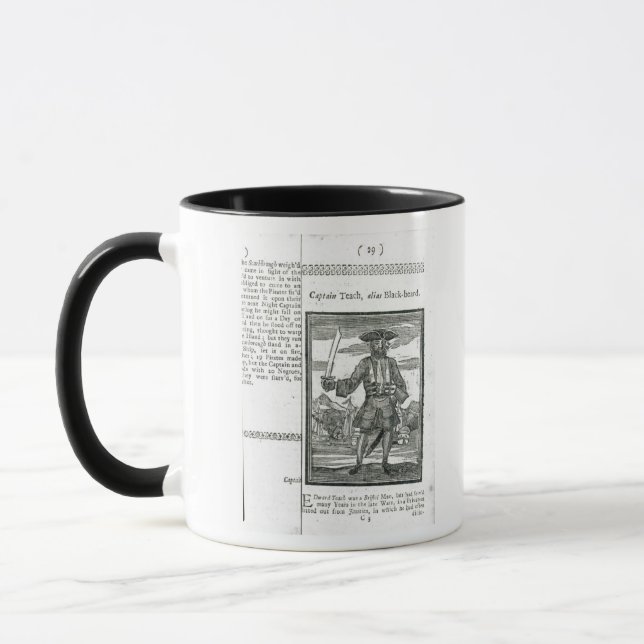 Taza Capitán Teach, alias barba negra (Izquierda)