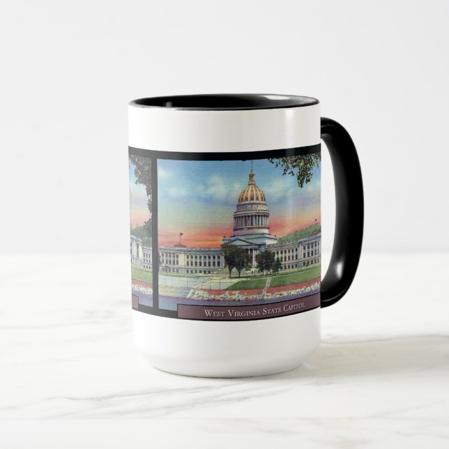 Taza Capitolio del Estado de Virginia Occidental (Anverso derecho)