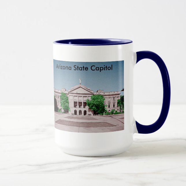 Taza Capitolio estatal de Arizona teñido de color (Derecha)