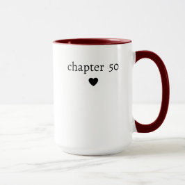 Taza Capítulo 50 Personalizado 50 cumpleaños dorado