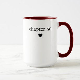 Taza Capítulo 50 Personalizado 50 cumpleaños dorado