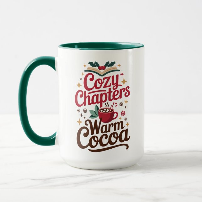 Taza Capítulos Acogedores, Cacao Caliente Fiesta (Izquierda)