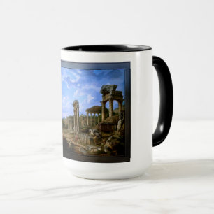 Taza Capriccio del Foro Romano de Giovanni Pannini