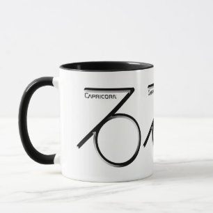 Taza CAPRICORN, Resumen del diseño del Rótulo Zodiaco,