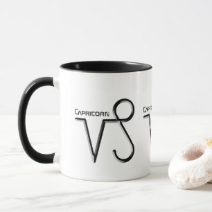 Taza CAPRICORN, Resumen del diseño del Rótulo Zodiaco,