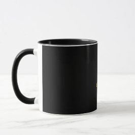 Taza Capricornio Gold Letter Mug