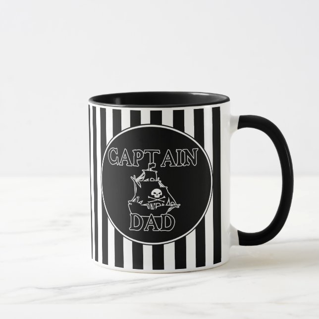 Taza Captain Dad - Ghostly Galleon Mug (Derecha)