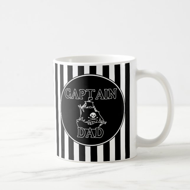 Taza Captain Dad - Ghostly Galleon Mug (Derecha)