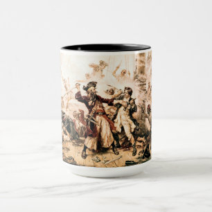Taza Captura, Pirata Barbanegra, Venganza de la Reina A
