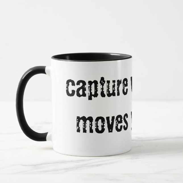 Taza Capturar lo que te mueve (Izquierda)