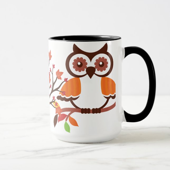 Taza Capucha de búho de café (Derecha)