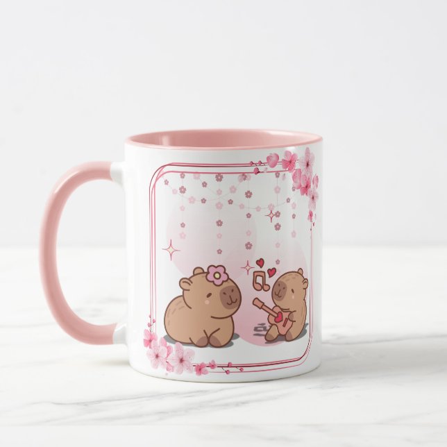 Taza Capybara Love Coffee Mug (Izquierda)