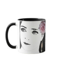 cara chica Fiona nombre personalizable bonito rosa