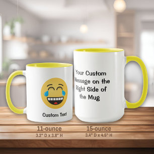 Taza Cara con lágrimas de joy mug