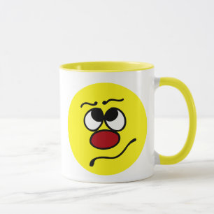 Taza Cara confusa Grumpey
