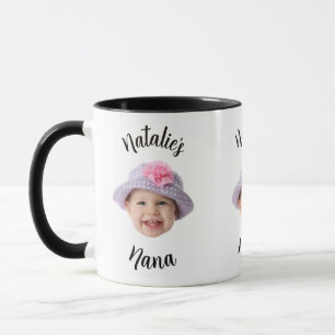 Taza Cara de bebé de niño lindo Foto Nombre del niño Na