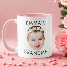 Taza Cara de Bebé Personalizada Cumpleaños Mamá Ab