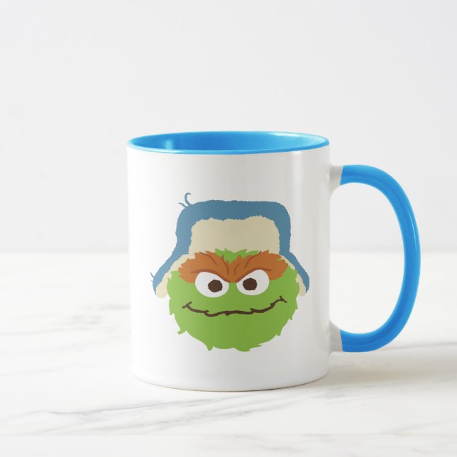 Taza Cara de Bosque de Oscar el Gruñón (Derecha)