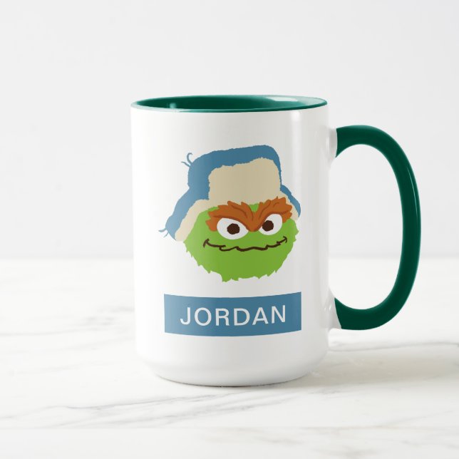 Taza Cara de Bosque de Oscar el Gruñón (Derecha)