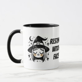 Taza Cara de bruja en marcha