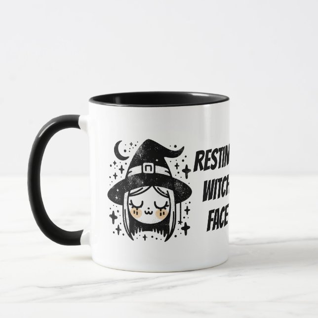 Taza Cara de bruja en marcha (Izquierda)