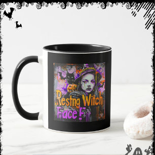 Taza Cara de Bruja en Reposo ExDesigner Halloween