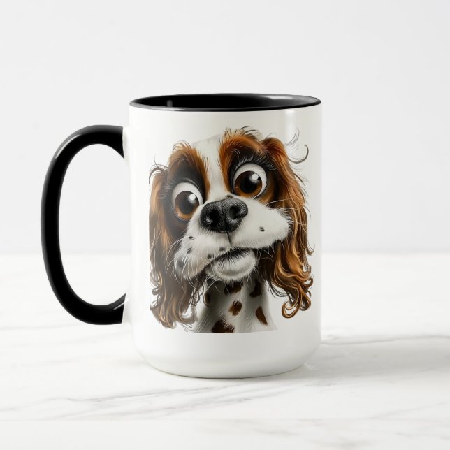 Taza Cara de cachorro lindo (Izquierda)