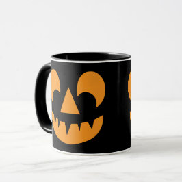 Taza Cara de calabaza de Jack O Lantern